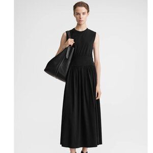 Toteme Sleeveless Cotton Tee Dress, Size small